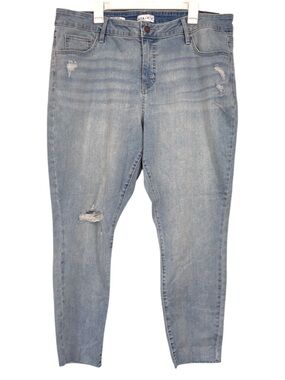 Ava & Viv Skinny No Gap Waist Mid Rise Jeans Size 20 NWT